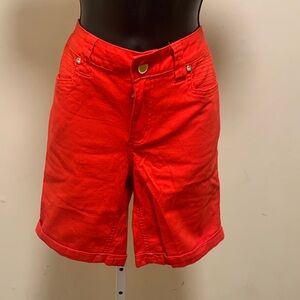New Directions Vibrant Red Women's Bermudas
